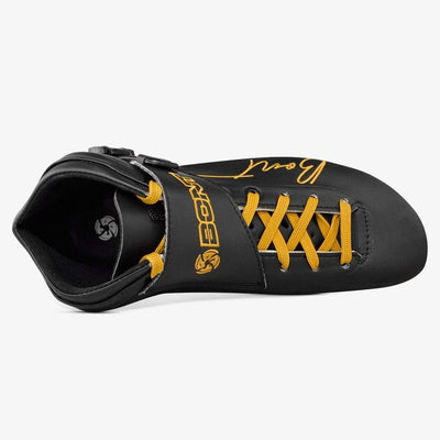 black-gold BNT Inline Speed Skate Boots