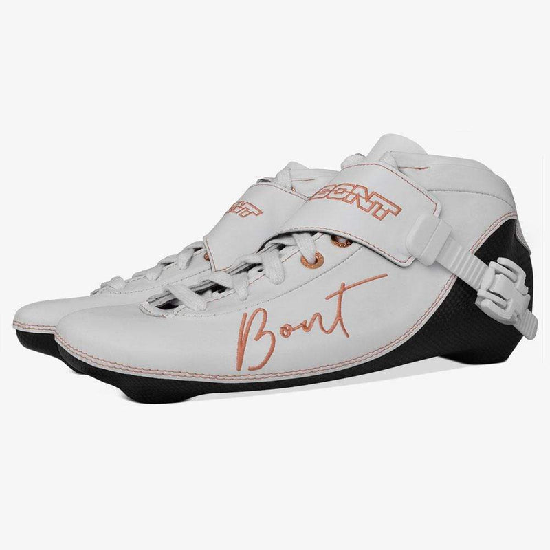 white-rose-gold BNT Inline Speed Skate Boots