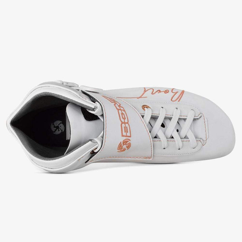 white-rose-gold BNT Inline Speed Skate Boots
