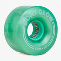 misty-teal Bont roller skate wheel led glow luminous quad glitter light up