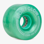 misty-teal Bont roller skate wheel led glow luminous quad glitter light up