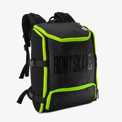 black-fluoro-yellow skate bag