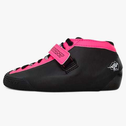 durolite-black-pink roller derby skate