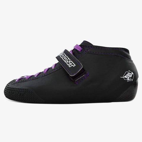 durolite-black-purple roller derby skate