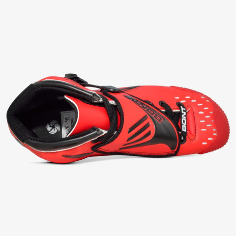 fluoro-red-black Jet Inline Speed Skate