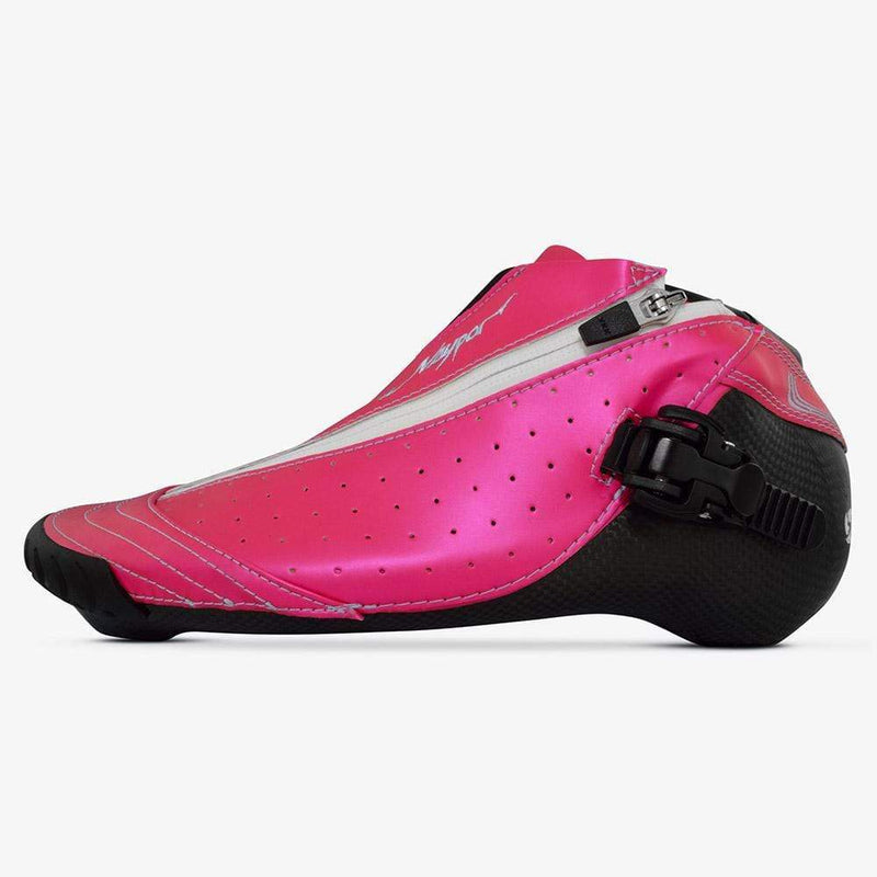 hot-pink Zipper inline speed skate