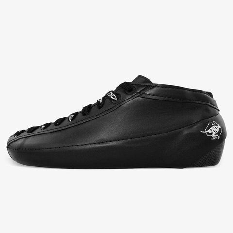 leather-black Racer Carbon Racer Speed Skate Boots