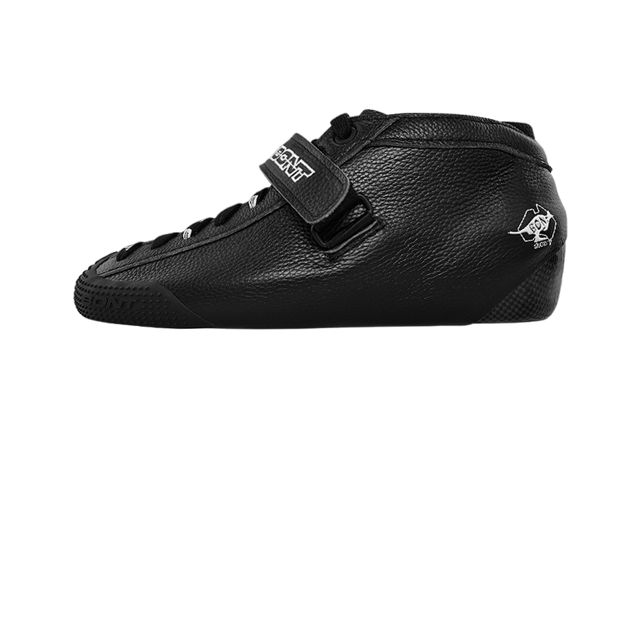leather-black roller derby skate